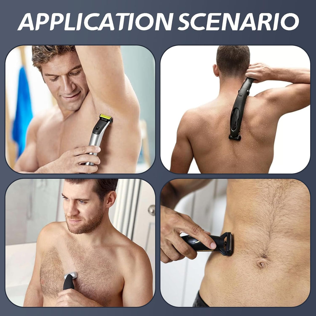 2 Pack Ersatzkopf Scherfolienkopf BG5020 Kompatibel mit Philips BG2000 Bodygroom Rasierer Rasierfilm