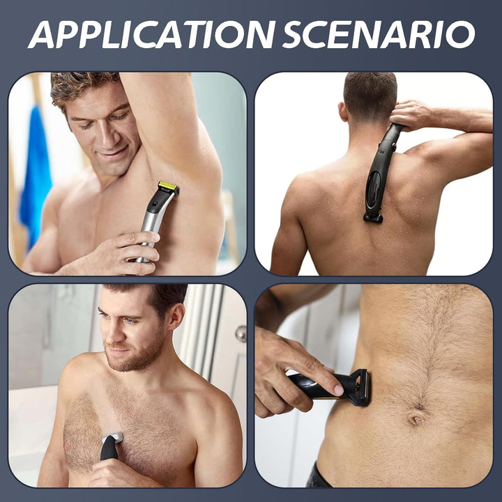 2 Pack Ersatzkopf Scherfolienkopf BG5020 Kompatibel mit Philips BG2000 Bodygroom Rasierer Rasierfilm