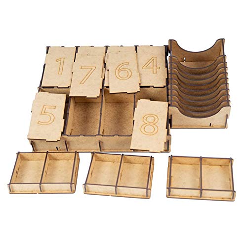 docsmagic.de Organizer Insert for Pandemic Legacy 1 & 2 - Box Einsatz, Pandemic Legacy 1 & 2