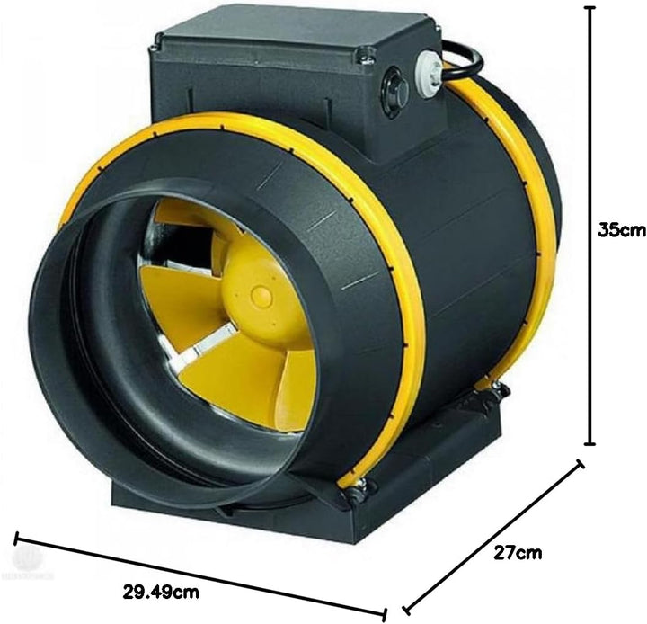 CAN Fans 08-356-335 Max-Fan PS 200 2 Speed-Lüfter, 1218m³/hr
