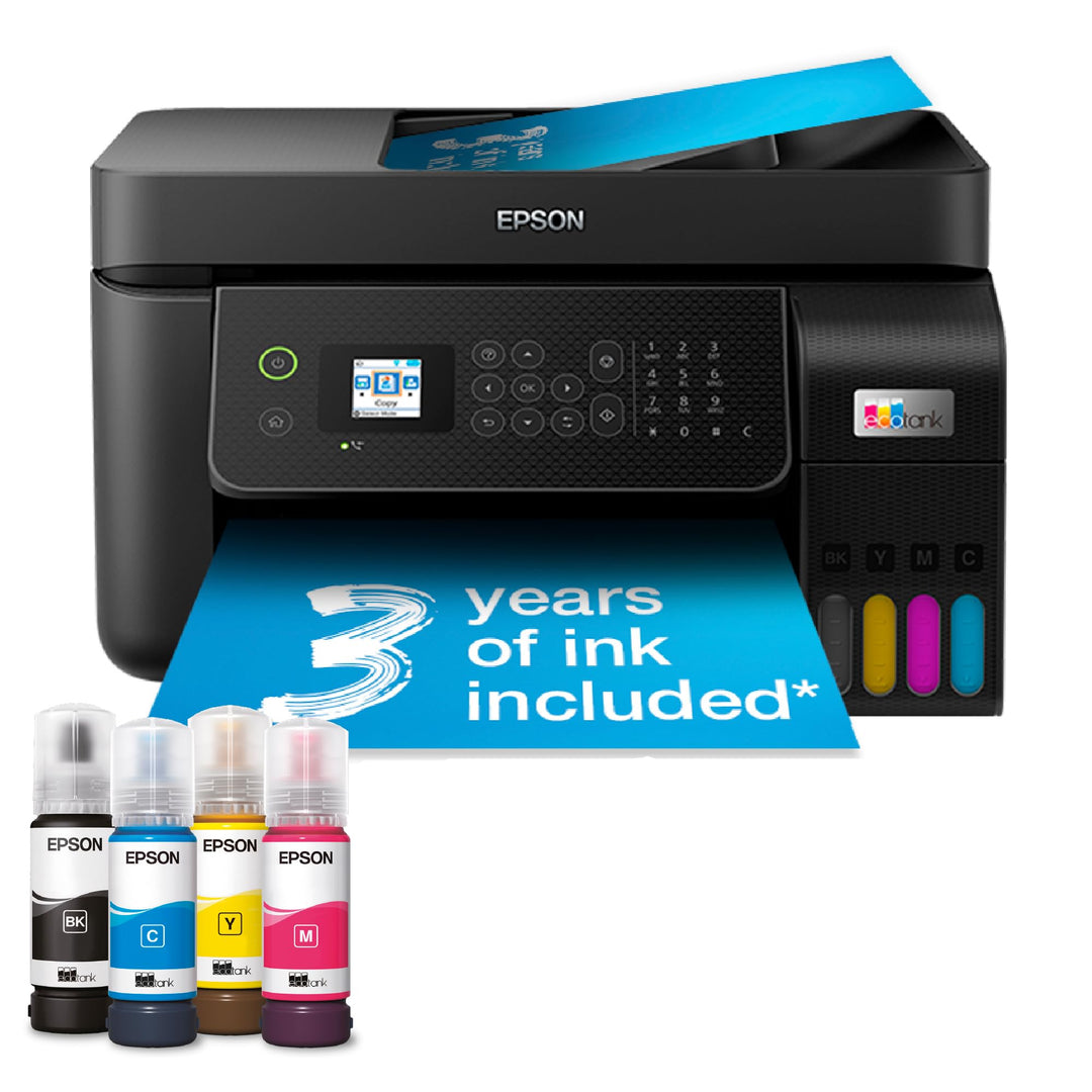 Epson EcoTank ET-4800 Drucken/Scannen/Kopieren Wi-Fi Tintentankdrucker, mit bis zu 3 Jahren Tinte im