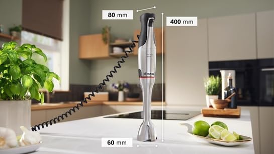 Bosch Serie 8, Stabmixer, ErgoMaster, 1500 W, Edelstahl