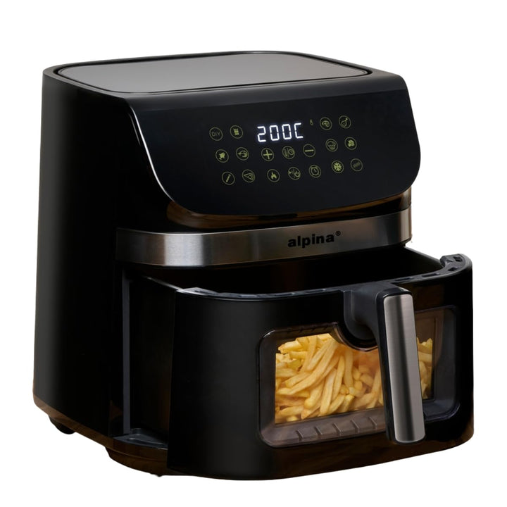 alpina Heissluftfritteuse 9L - Airfryer XXL - Air Fryer mit Digitalem Display - Heissluftfritteuse m