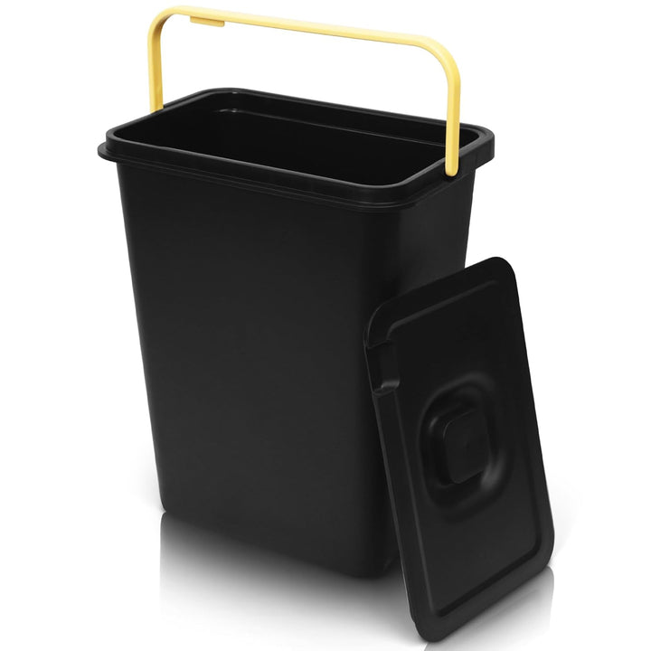 YourCasa® Mülleimer 4 Fächer [40L] im exklusiven Design Mülltrennsystem - Mülleimer Küche mit Deckel