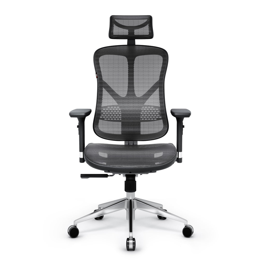 Diablo V-Basic Bürostuhl Ergonomisch Schreibtischstuhl Drehstuhl mit integrierter Lendenwirbelstütze
