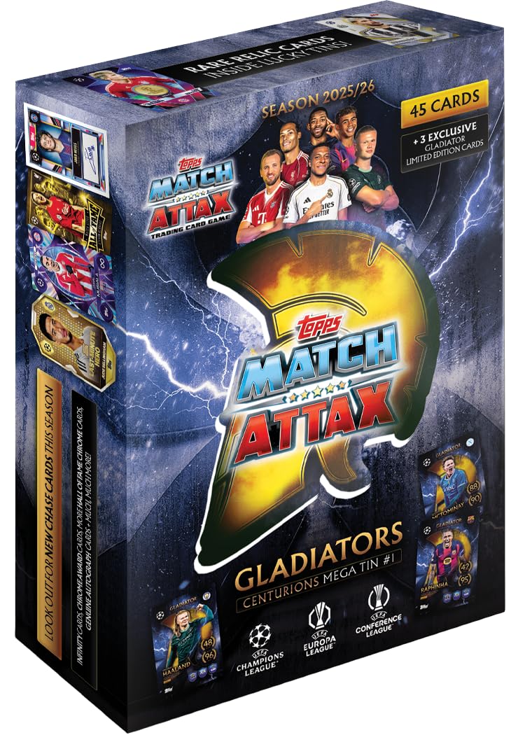 Mega Tin Match Attax UCL 25-26 Karten