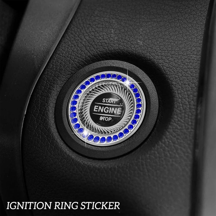 hifrom 20 Stück Bling Auto Zubehör Innenraum Frauen Glitzer, Bling Autozubehör Bling Car Accessories