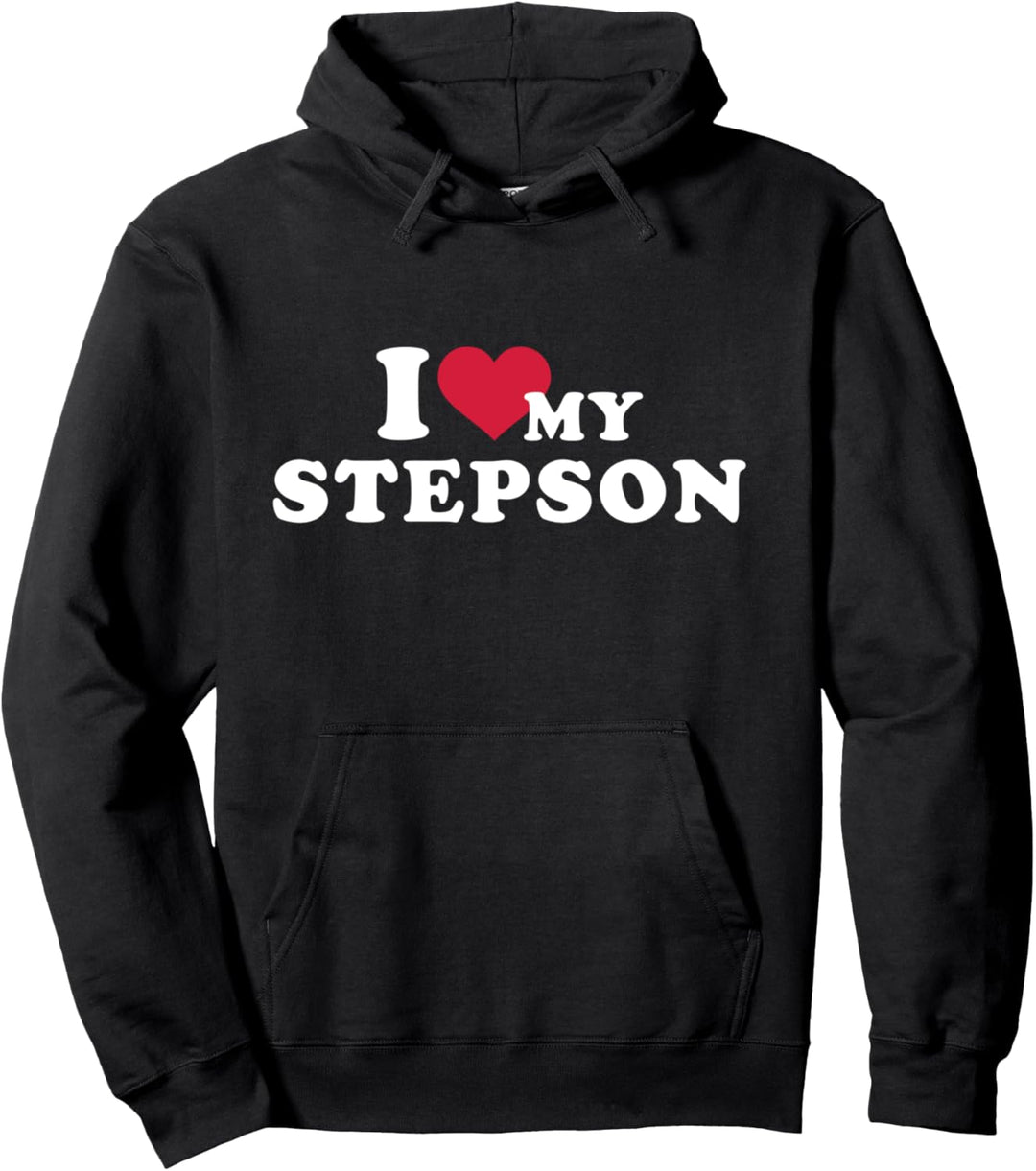 Ich liebe meinen Stiefsohn für Stiefmutter Pullover Hoodie