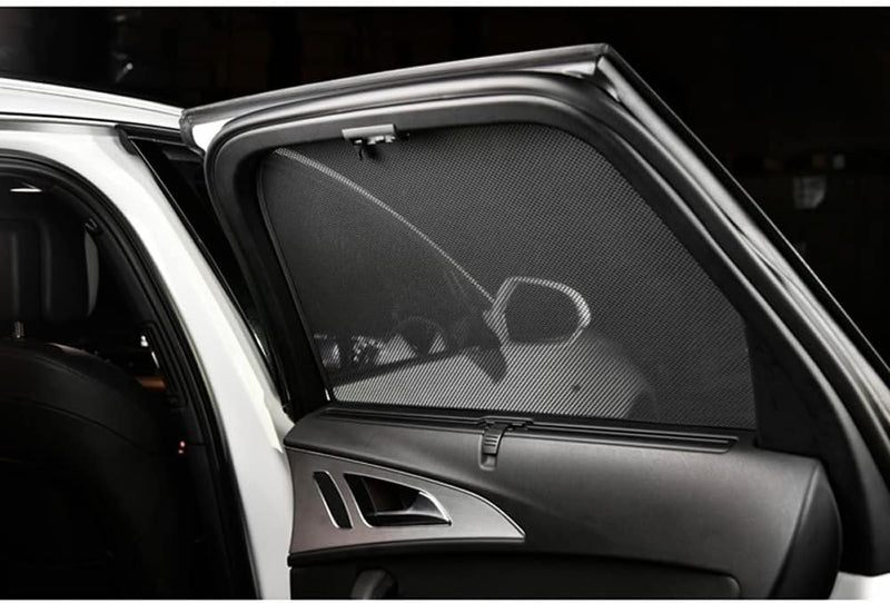 Carshades Satz Car Shades kompatibel mit Polestar 2 EV 2019- (4-teilig), POL-TWO-5-A, Schwarz