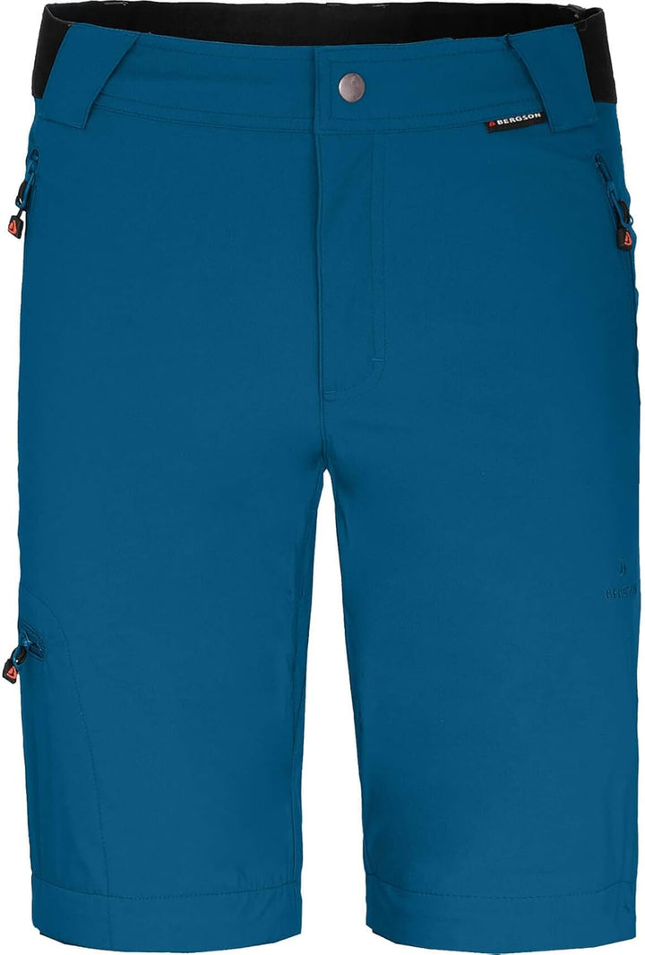 Bergson Kalle Comfort Zipp-Off | Herren Softshellhose - Bermuda Zipp Off, elastischer Comfort Bund,