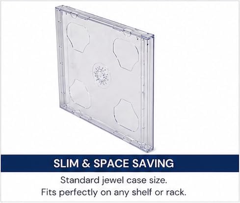 10 CD/Dvd Double Jewel Cases klar dragontrading ® Profi Qualität