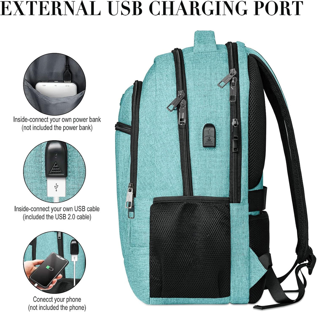 BIKROD Rucksack Herren und Damen, Schulrucksack Jungen Mädchen Teenager, Wasserdicht Rucksack | 17.3