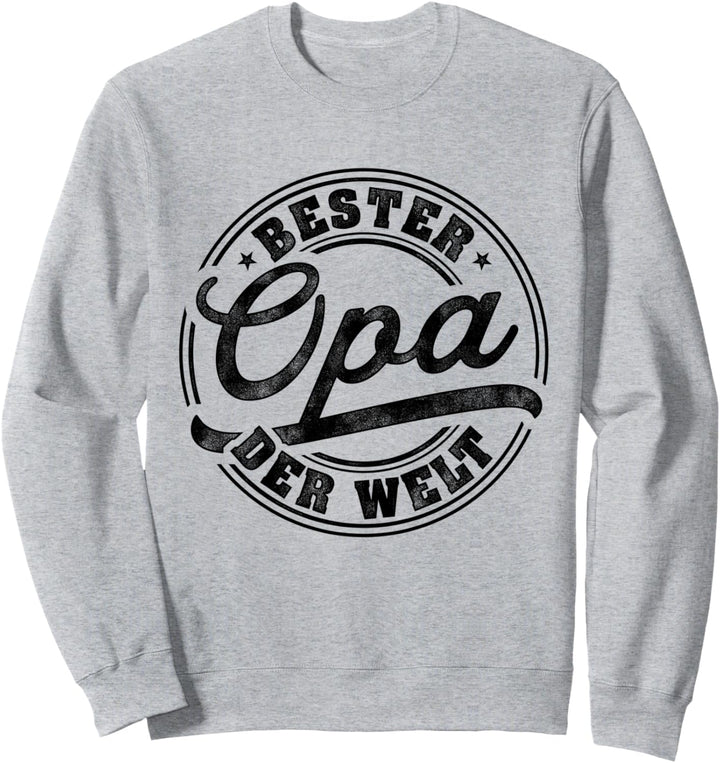 Bester Opa Der Welt Grossvater Opi Sweatshirt