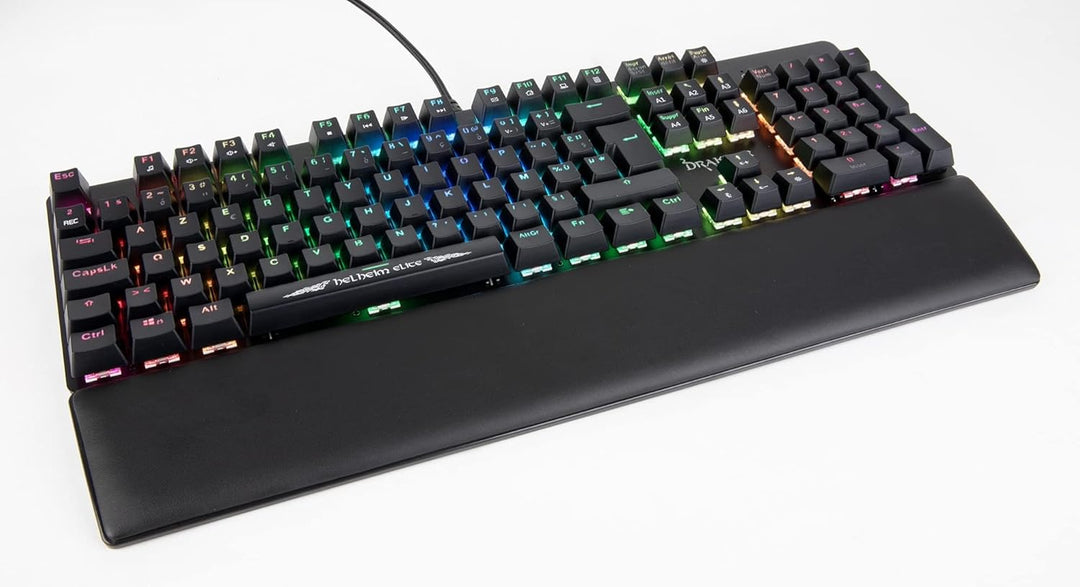 Konix Drakkar Kabelgebundene mechanische Gaming-Tastatur Helheim Elite AZERTY - Volles Anti-Ghosting