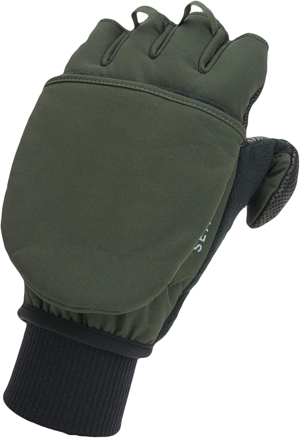SealSkinz Unisex Waschhandschuh Walpole Handschuh, Winddicht, für kaltes Wetter Grösse M Olivgrün-sc