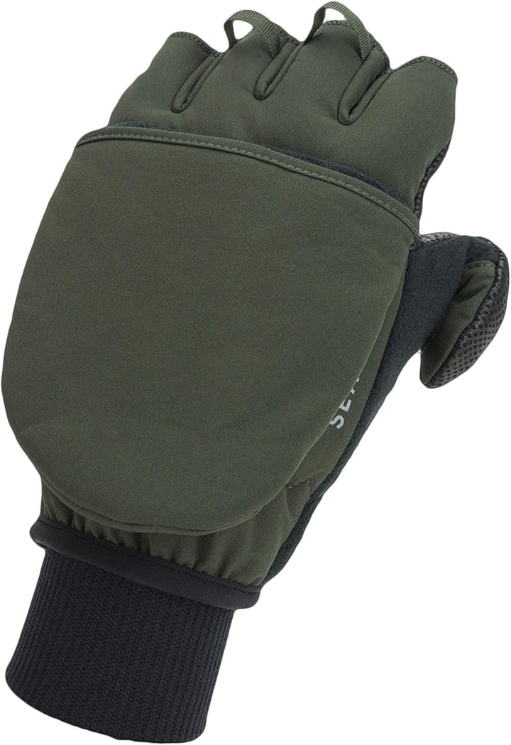 SealSkinz Unisex Waschhandschuh Walpole Handschuh, Winddicht, für kaltes Wetter Grösse M Olivgrün-sc