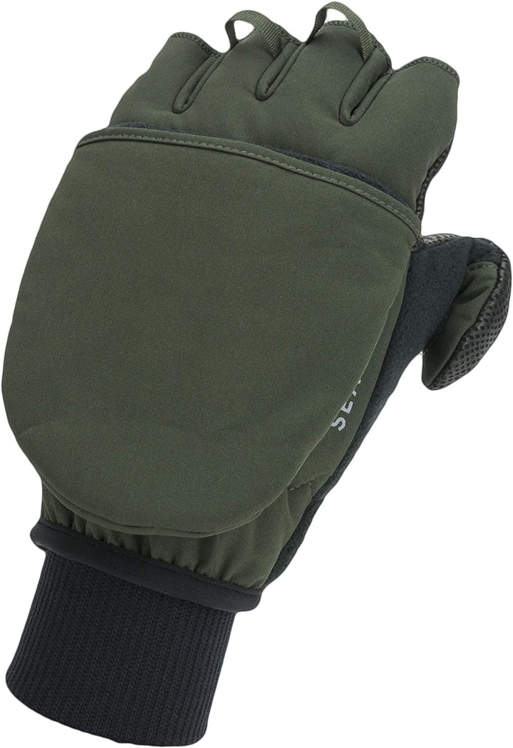 SealSkinz Unisex Waschhandschuh Walpole Handschuh, Winddicht, für kaltes Wetter Grösse XXL Olivgrün-