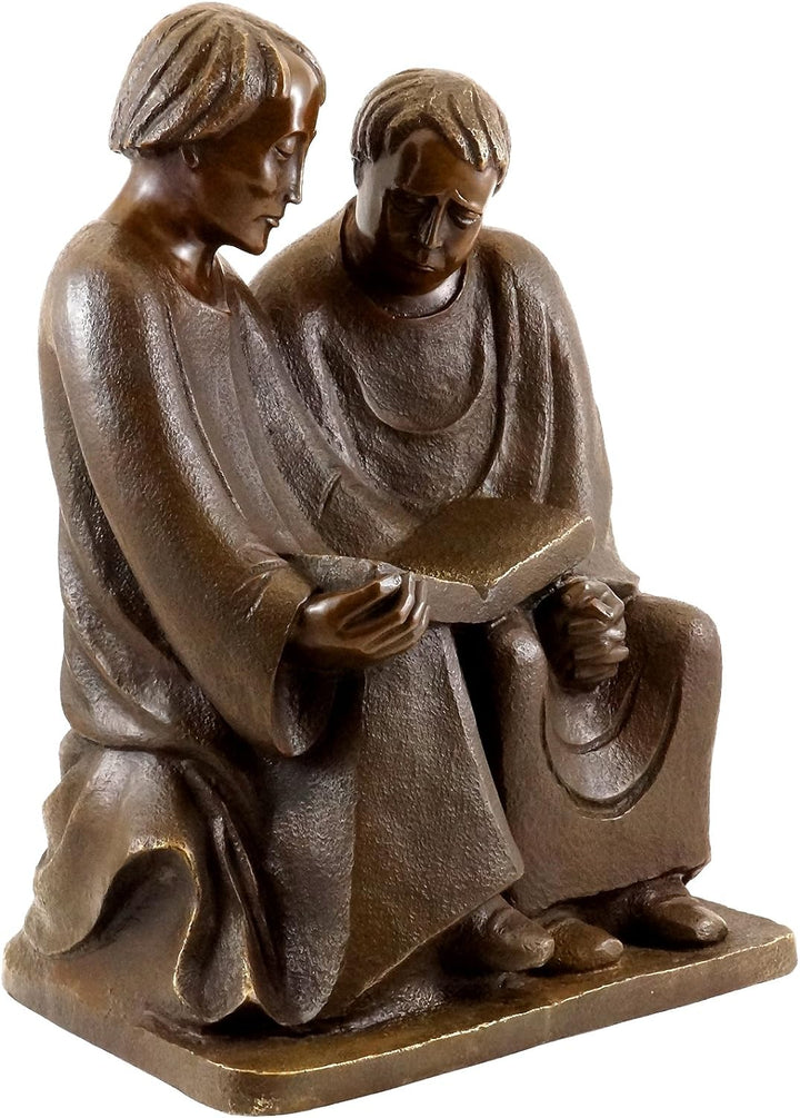 Die Lesende Mönche (1932) - signiert - Ernst Barlach Skulptur - Bronzefigur - Güstrow - Kunst Figur