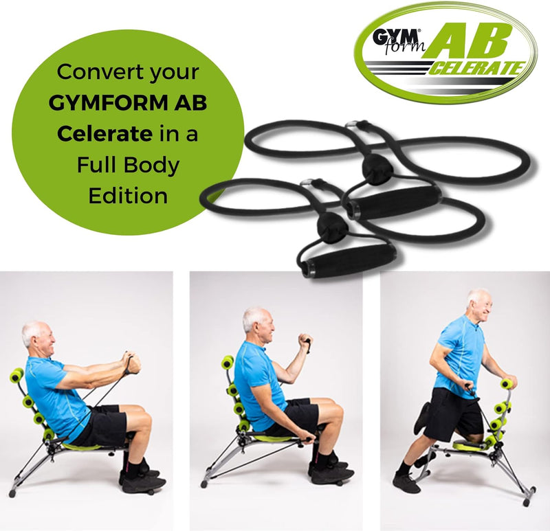 Gymform Ab Celerate Abdominal Training Equipment Widerstandsbänder, Widerstandsbänder