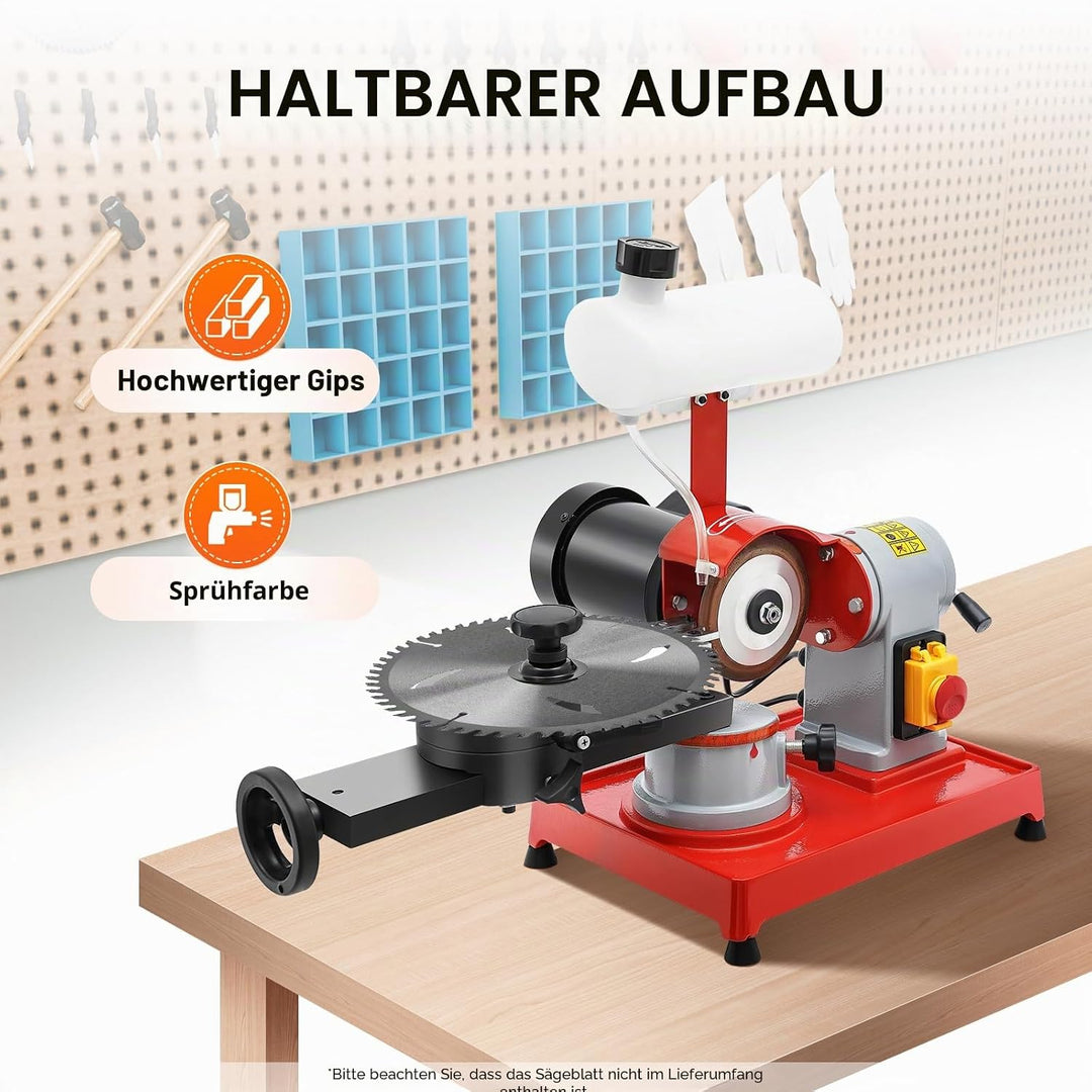 MINRS 370W Schärfmaschine Sägeblatt Kreissägeblatt Schärfgerät für 80-700mm Sägeblätter Sägeblattsch