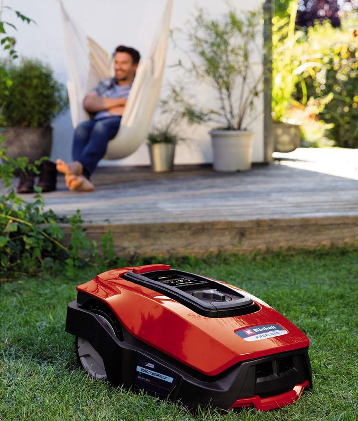 Einhell Mähroboter FREELEXO 500 BT Power X-Change (Li-Ion, Multizonen-Modus, bis 35% Steigung, Appst