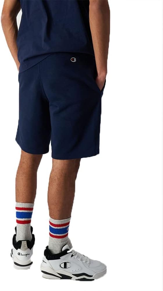 Champion Herren Shorts 9-10 Jahre Marineblau (Eco-future), 9-10 Jahre Marineblau (Eco-future)