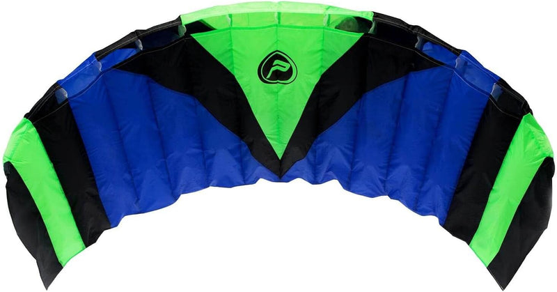 Wolkenstürmer® Paraflex Sport 2-Leiner Lenkmatte 2.3 blau - „Ready to Fly“ Lenkmatte inkl. Lenkbar -