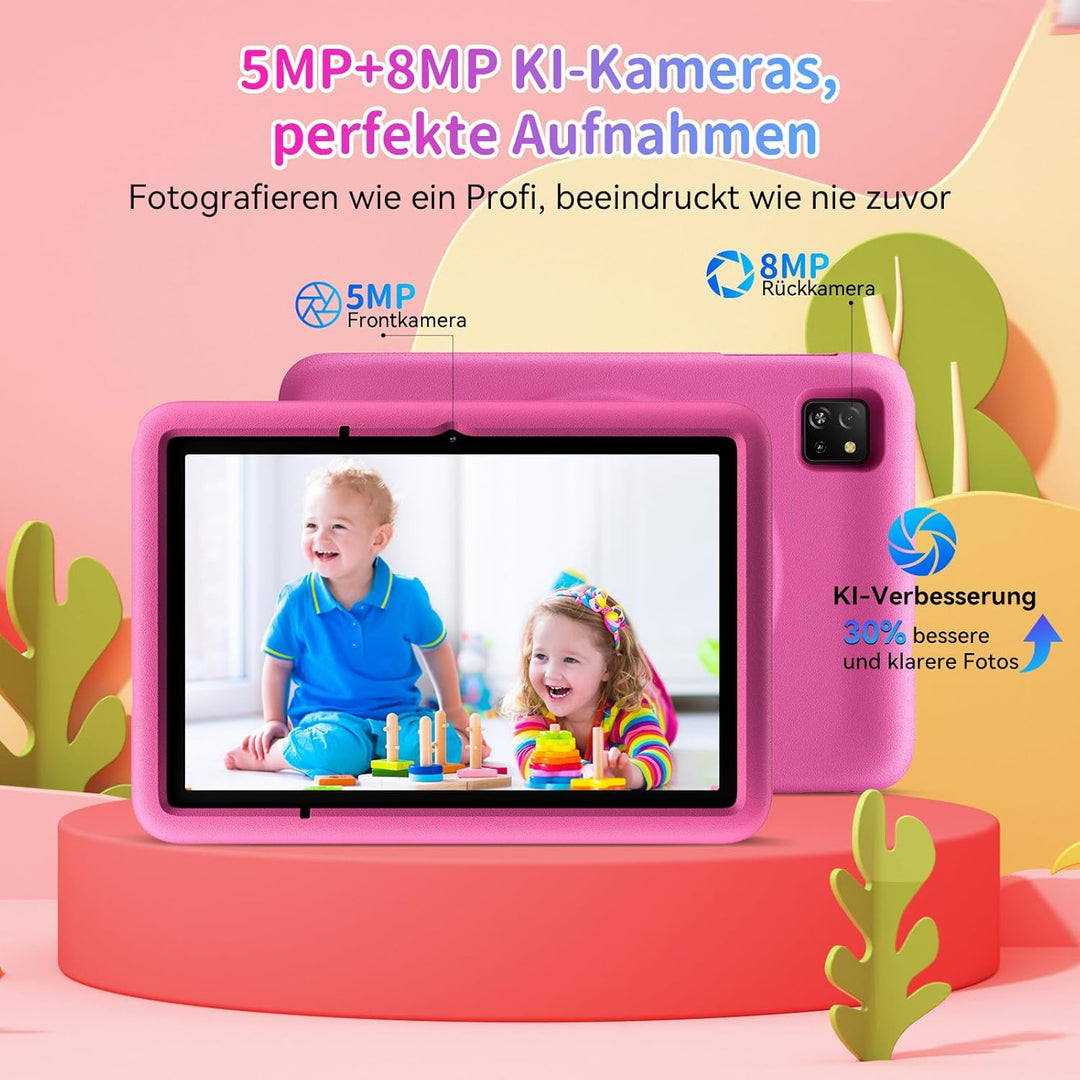 Blackview TabA6Kids Kinder Tablet Android 14 ,12GB RAM+128GB ROM(1TB TF) Octa Core Tablet für Kinder