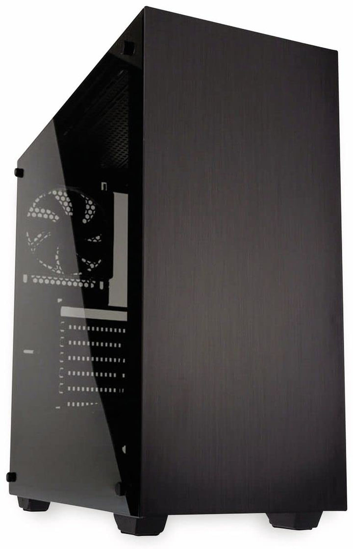 KOLINK Stronghold Midi-Tower Mini-ITX bis E-ATX, PC Hülle mit Seitenfenster, Tempered Glass Computer