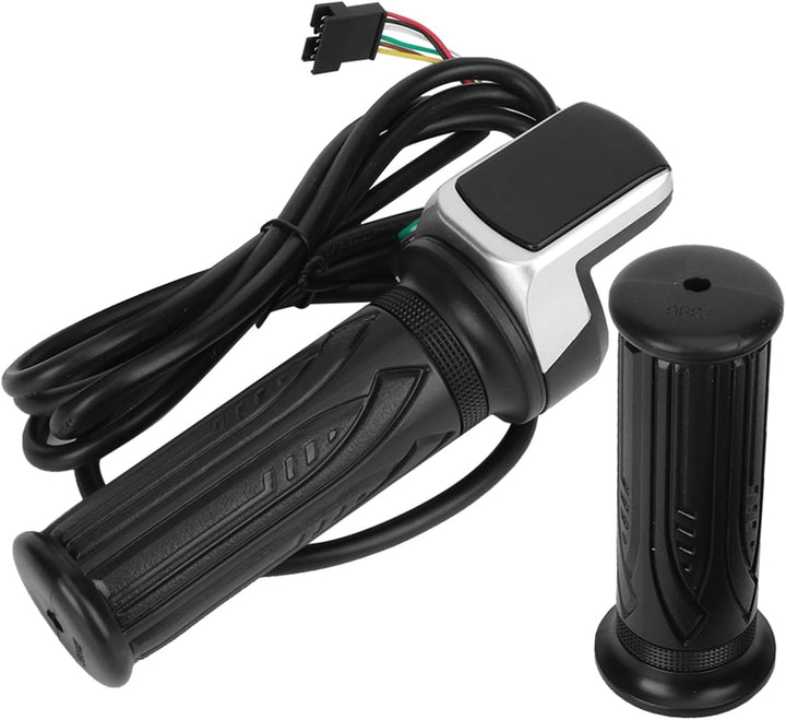 Demeras Geschwindigkeit der Gasgriffsteuerung LCD Elektrische Mengenanzeige Drehzahlregelung E-Bike(