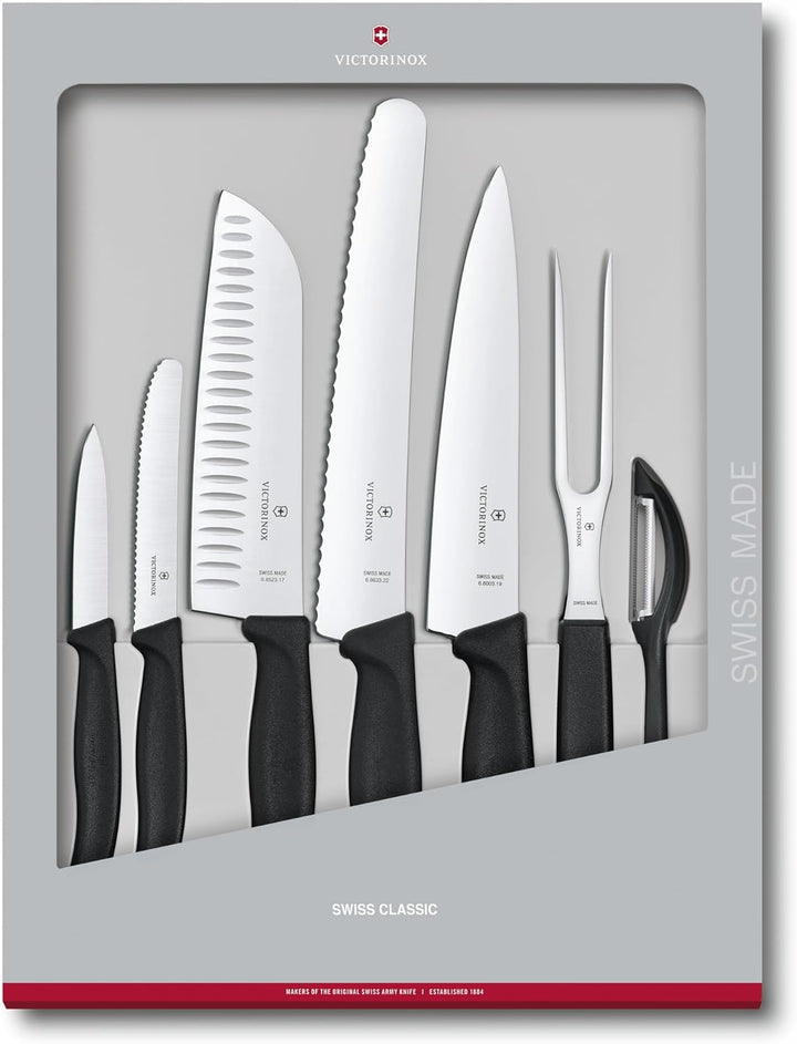 Victorinox, Swiss Classic, Profi Küchengarnitur, 7-teilig, , schwarz