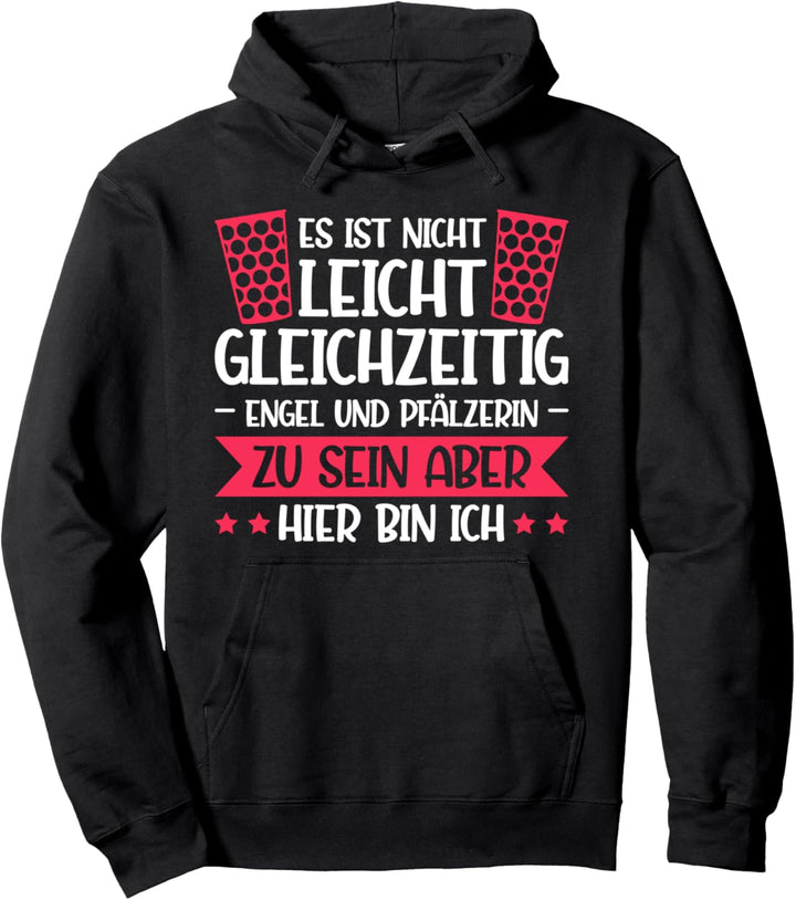 Schorle Dubbeglas Weinschorle Pfälzerin Pullover Hoodie