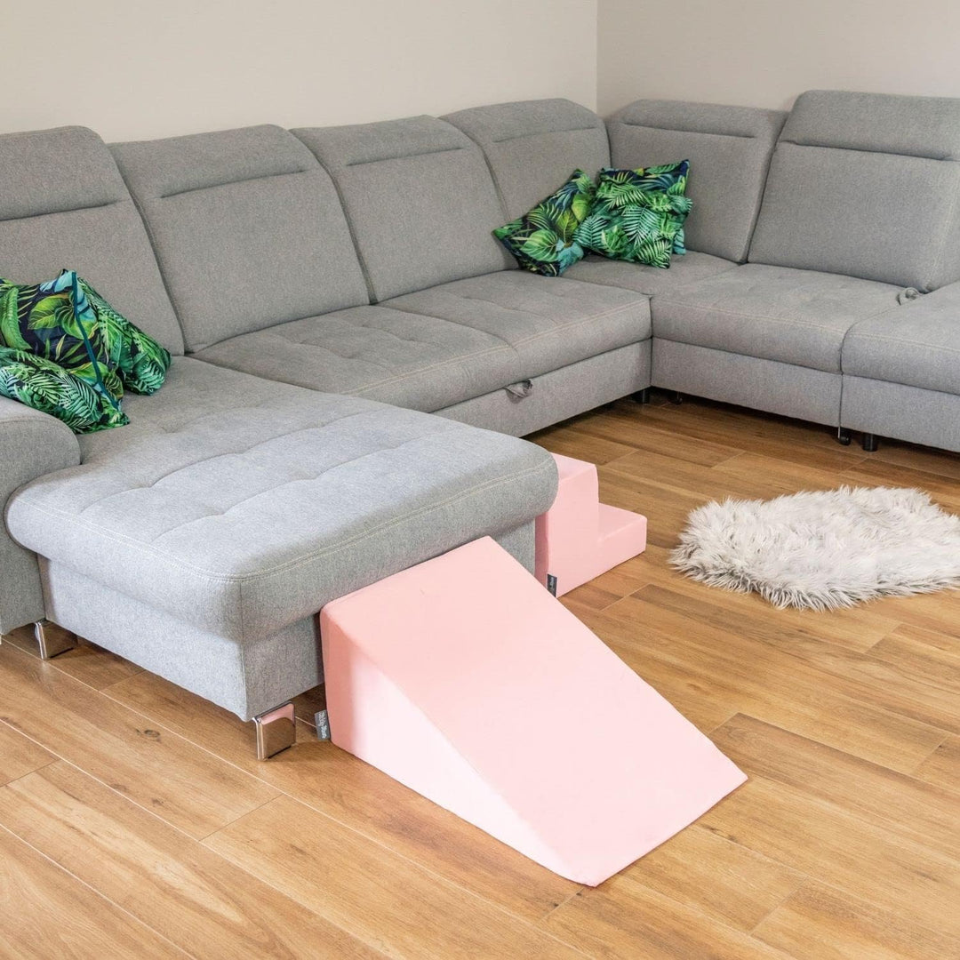 KiddyMoon Spielplatz Aus Schaumstoff Hindernisläufen, Element Stüfchen, Pink Multi-Grösse Pink: Stüf