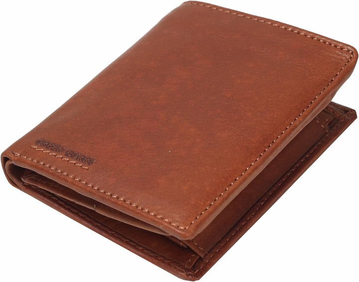 Greenburry Oily Tumbled Geldbörse Cognac