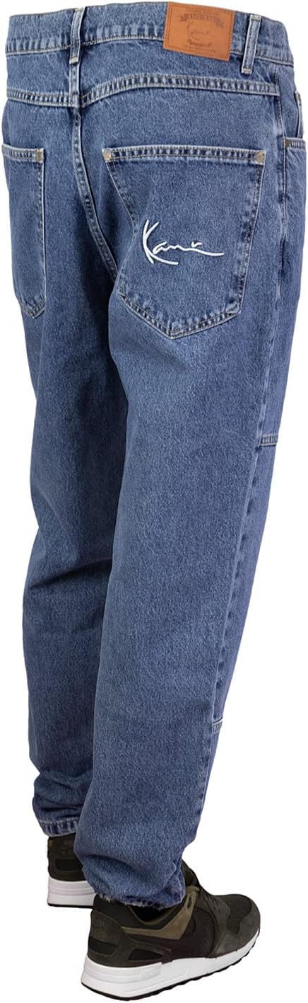Karl Kani Retro Tapered Five Pocket Jeans Denim S Dark Indigo, S Dark Indigo