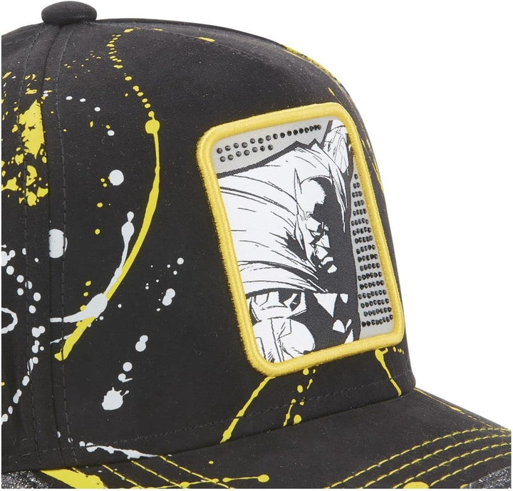 Capslab Batman Black Yellow Strapback Cap Einheitsgrösse Strapback-Batman-Black-#29132, Einheitsgrös