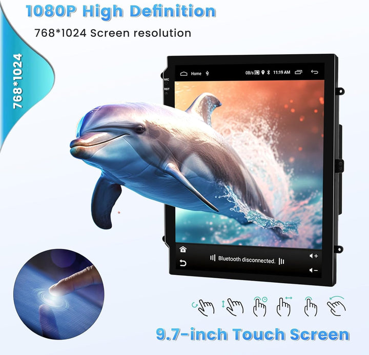 Hikity 2G 64G Autoradio Android 15 Für Opel Insignia Buick Regal 2009-2013 mit Wireless Carplay Andr