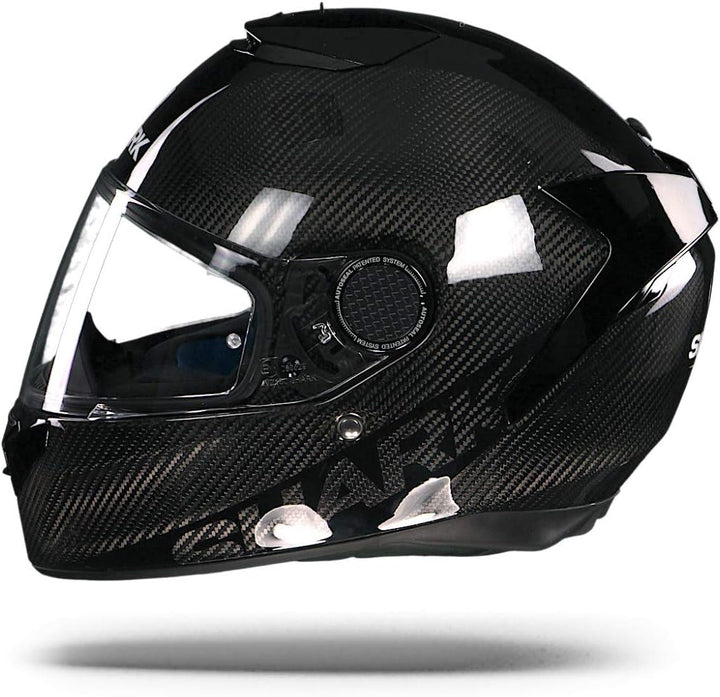 Shark HE5000 Spartan Carbon Racing Motorrad Motorradhelm, Schwarz