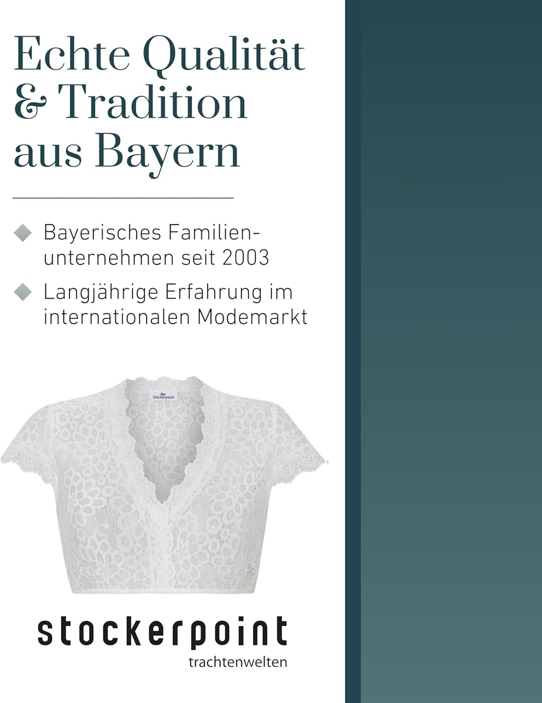 Stockerpoint Damen Bluse Kensy Trachtenbluse 34 Creme, 34 Creme