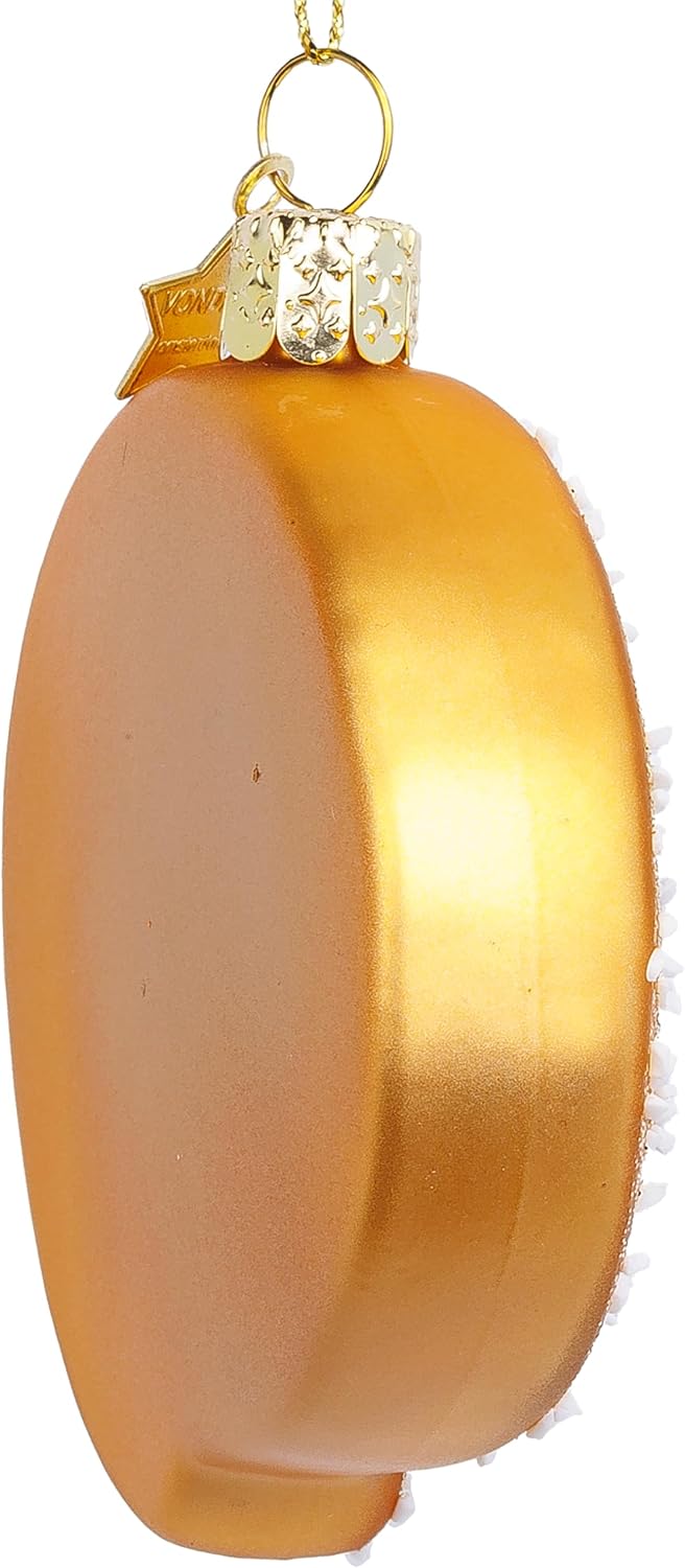 SIKORA Zimtschnecke besondere Weihnachtskugel Glas Christbaumschmuck Deko Figur Weihnachten Anhänger