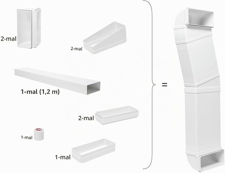 AEG M2CKCF01C Umluft Installationskit