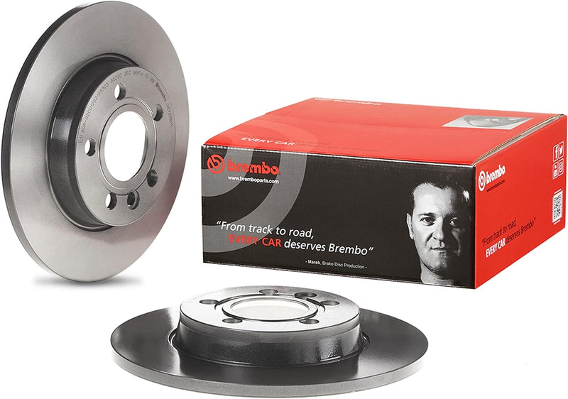 Brembo 08.7288.11 - Hintere Bremsscheibe mit UV-Lackierung