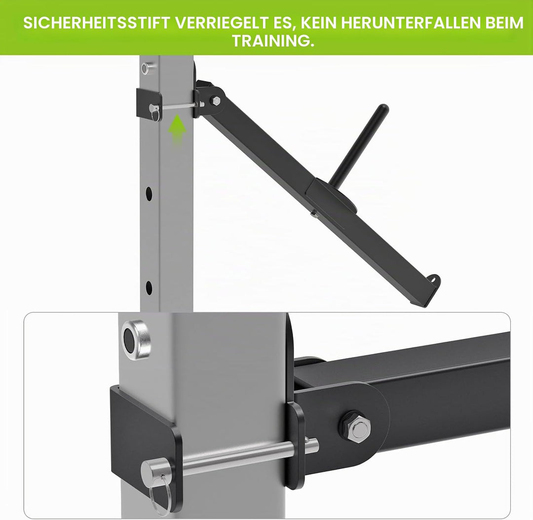 Kipika Gürtel Kniebeugen Befestigung für Power Racks und Käfige, passend für 3x3 Power Cage Squat Ra