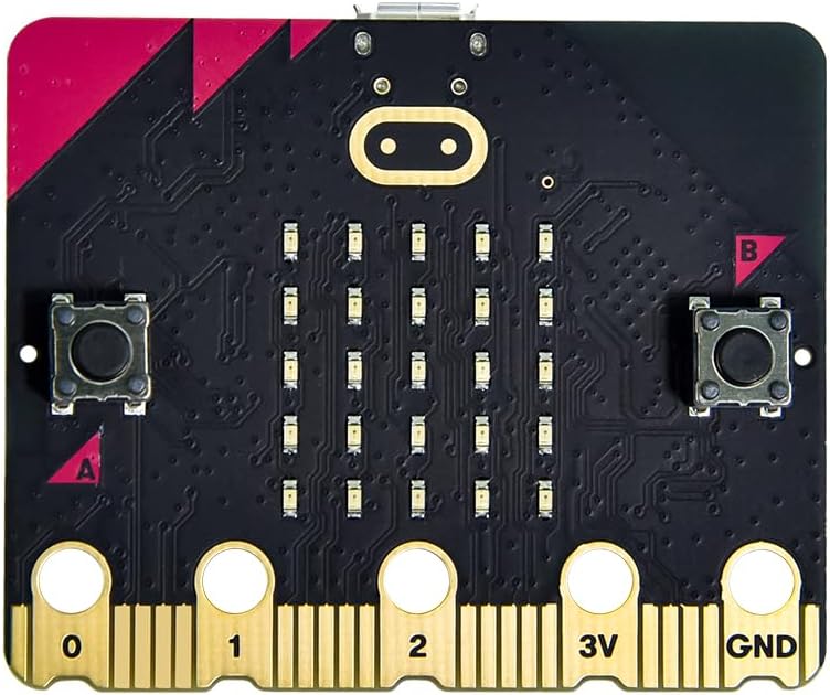 KEYESTUDIO BBC Micro:Bit Go (Microbit V2 im Lieferumfang enthalten) Starter Kit, Programmierung, päd