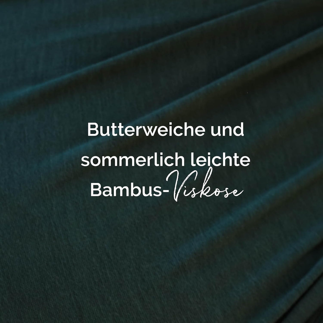 Boba Babytragetuch ab Geburt bis 15 kg - Kuschelweiche &amp; Atmungsaktive Bambusviskose, Tragetuch Baby