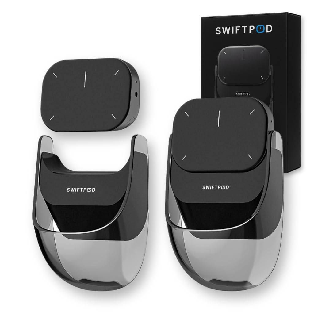 Swiftpod Smart Maus, 3-in-1 Multifunktional mit Touch-Steuerung, Gestensteuerung & Air-Modus – Laser