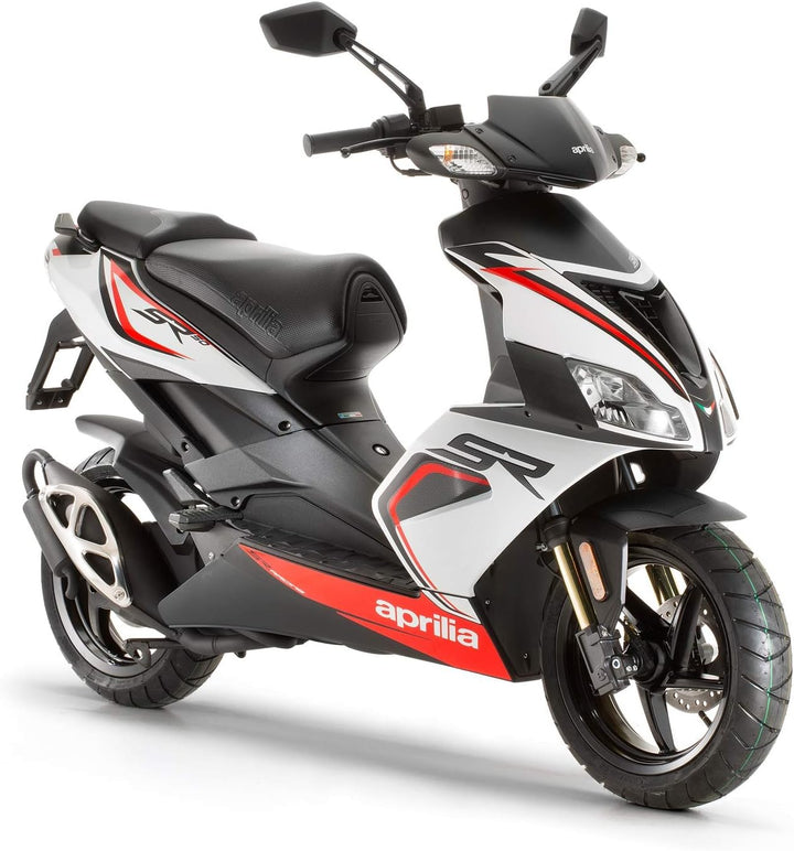 Kristallglas Bremslicht transparent Rücklicht kompatibel mit Aprilia SR 50 R Factory - inklusive rot
