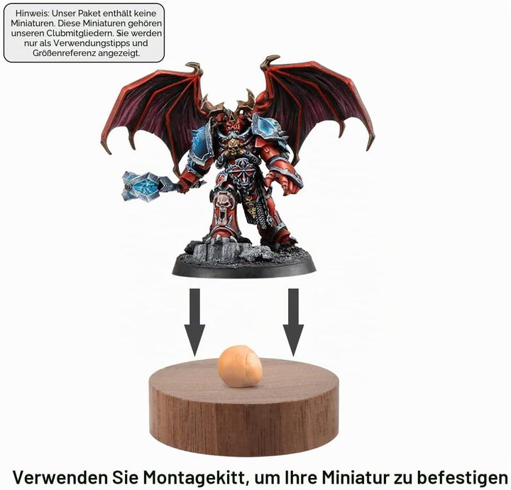 Jucoci Gemälde Griff für Mini-Statuen Gemälde Griff Kompatibel mit Warhammer, DND, Skalierungsmodell