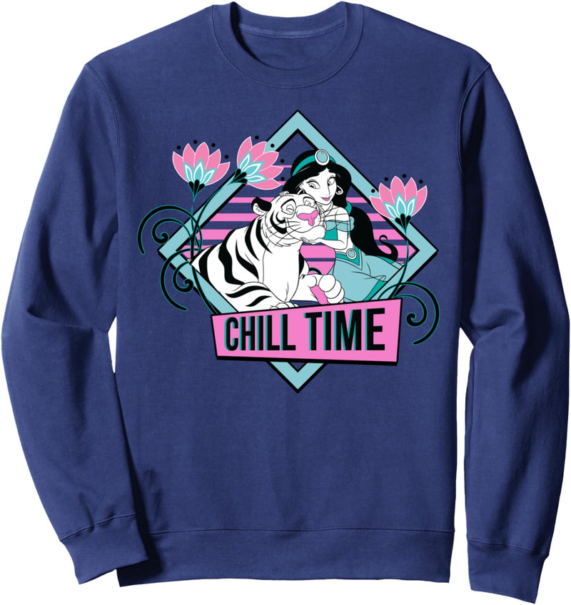 Disney Aladdin Jasmine And Rajah Chill Time Sweatshirt