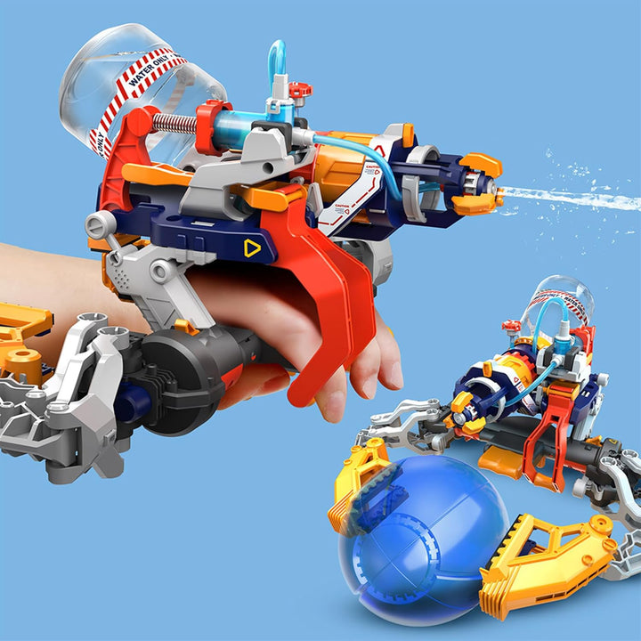 Construct &amp; Create Mega Cyborg 5-in-1 Wasserblaster STEM Bausatz Mint Technik-Projekt für Kinder Eig